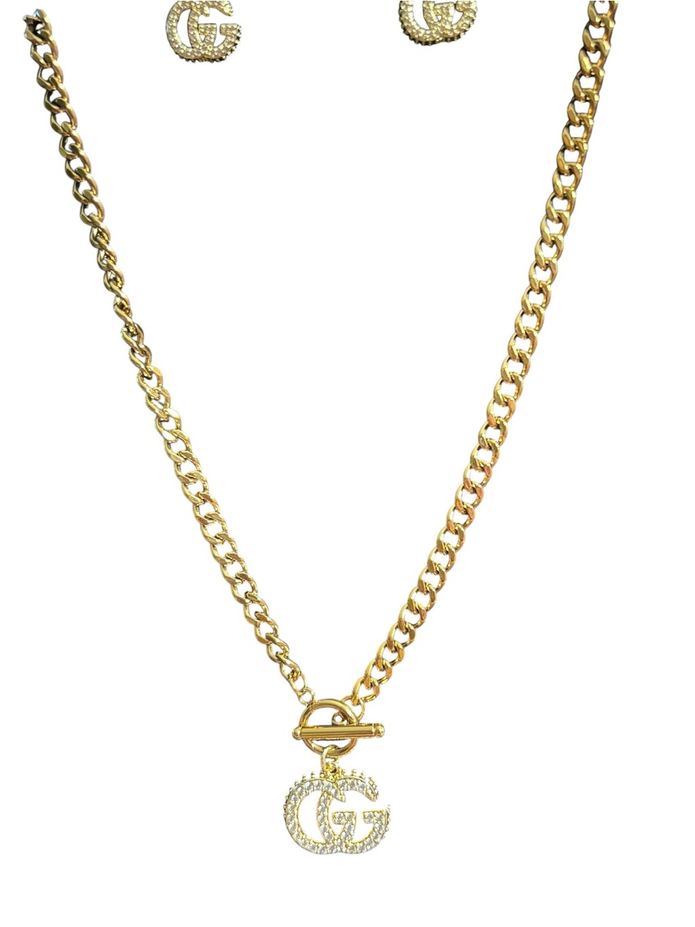 Gucci- gold toned Necklace set- high quality fashion jewelry - Picture 4 of 9